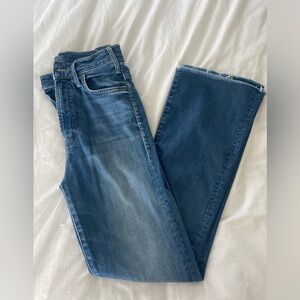 Mother The Hustler Ankle Fray Jeans